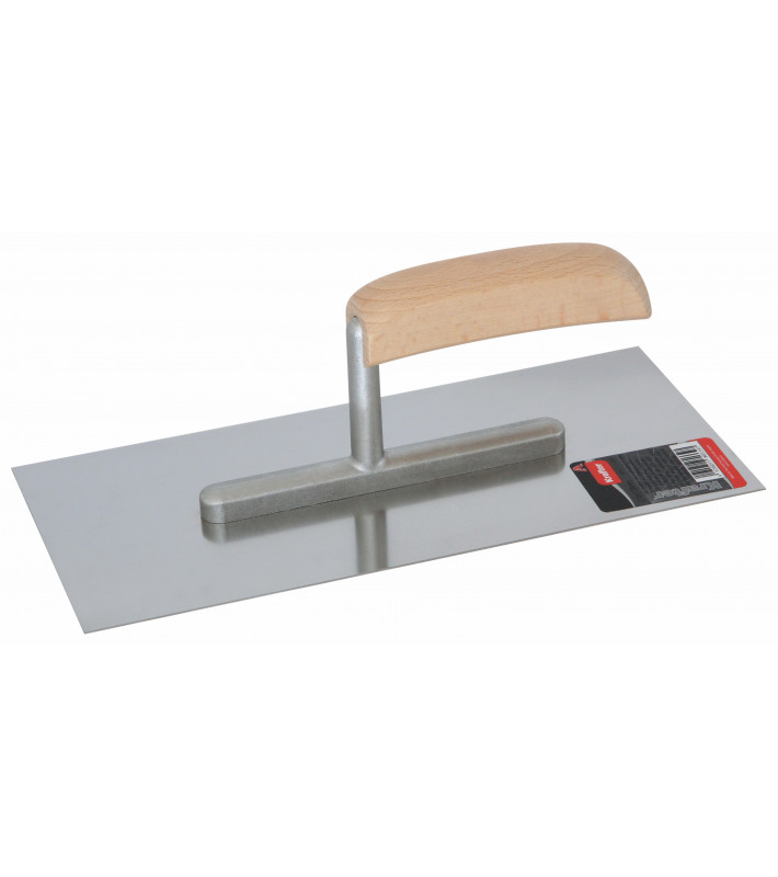 Hladítko nerezové s dřevěnou ručkou 280x130mm KR17-1480