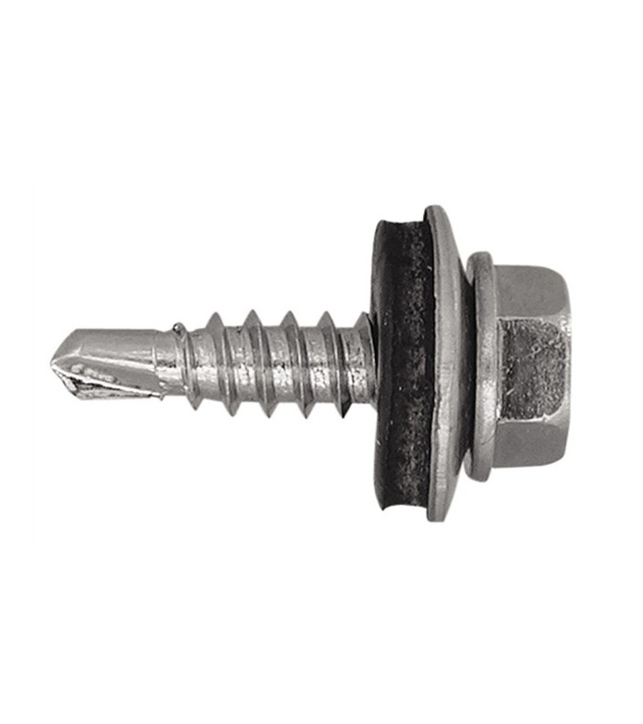 Samořezný šroub pro ocelové konstrukce a plechy  s podložkou
